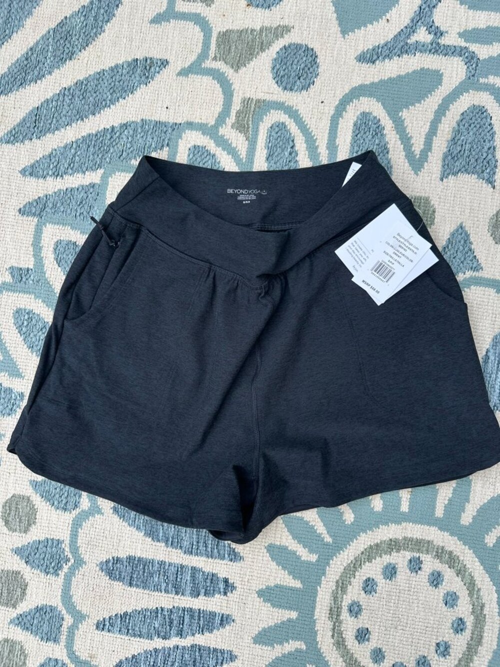 Beyond Yoga Women's Shorts - Color is dark night blue - Size Small